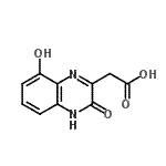 CAS 登录号：495409-59-1， (8-羟基-3-氧代-3,4-二氢-2-喹喔啉基)乙酸