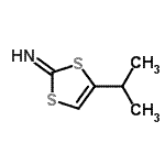 CAS 登录号：49549-13-5， 4-异丙基-1,3-二硫醇-2-亚胺