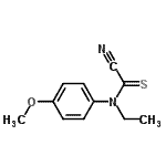 CAS 登录号：4955-64-0， 1-[(氰基硫代甲酰)(乙基)氨基]-4-甲氧基苯