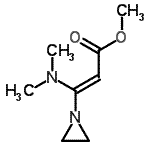 CAS 登录号：49582-44-7， 甲基(2E)-3-(1-氮丙啶基)-3-(二甲基氨基)丙烯酸酯