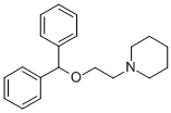 CAS 登录号：4960-10-5， 1-(2-二苯甲基氧基乙基)哌啶