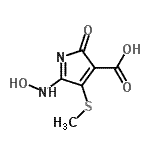 CAS#: 49601-37-8, 5-(Hydroxyamino)-4-(Methylsulfanyl)-2-Oxo-2H-Pyrrole-3-Carboxylic Acid