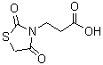CAS#: 49629-36-9, 3-(2,4-Dioxo-1,3-Thiazolidin-3-Yl)Propanoic Acid