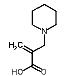 CAS 登录号：4969-03-3， 2-(1-哌啶基甲基)丙烯酸