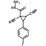 CAS#: 496916-32-6, 1,2-Dicyano-3-(4-Fluorophenyl)Cyclopropanecarbohydrazide