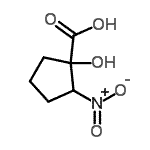 CAS#: 4970-87-0, 1-Hydroxy-2-Nitrocyclopentanecarboxylic Acid