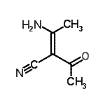 CAS 登录号：497084-15-8， (2E)-2-乙酰基-3-氨基-2-丁烯腈
