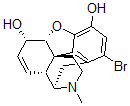 CAS 登录号：49751-17-9， (5R,6S)-1-溴-7,8-二去氢-4,5-环氧-17-甲基-吗喃-3,6-二醇