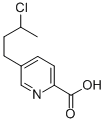 CAS 登录号：49751-46-4， 5-(3-氯丁基)吡啶-2-羧酸