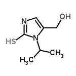 CAS#: 497855-90-0, 5-(Hydroxymethyl)-1-Isopropyl-1,3-Dihydro-2H-Imidazole-2-Thione