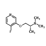 CAS 登录号：497948-95-5， (2R)-1-[(4-氟-3-吡啶基)氧基]-N,N-二甲基-2-丙胺