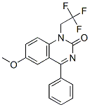 CAS 登录号：49830-89-9， 6-甲氧基-4-苯基-1-(2,2,2-三氟乙基)-2-(1H)-喹唑啉酮
