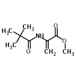 CAS 登录号：498573-02-7， 甲基2-[(2,2-二甲基丙烷酰基)氨基]丙烯酸酯