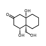CAS#: 498575-30-7, (4R,4aR,8aS)-4,8A-Dihydroxy-4A-(Hydroxymethyl)Octahydro-2(1H)-Naphthalenone