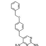 CAS 登录号：49873-11-2， 5-[4-(苄氧基)苄基]-2,4-嘧啶二胺