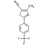 CAS#: 499796-94-0, 4-Methyl-2-[4-(Trifluoromethyl)Phenyl]-1,3-Thiazole-5-Carbonitrile