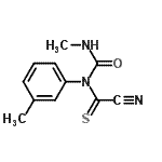 CAS 登录号：4999-66-0， 1-[(氰基硫代甲酰)(甲基氨基甲酰)氨基]-3-甲基苯