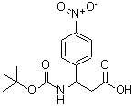 CAS#: 499995-73-2, 3-({[(2-Methyl-2-Propanyl)Oxy]Carbonyl}Amino)-3-(4-Nitrophenyl)Propanoic Acid