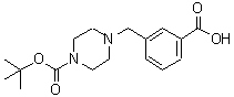 CAS#: 500013-38-7, 3-[[4-(Tert-Butoxycarbonyl)Piperazin-1-Yl]Methyl]Benzoic Acid