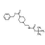 CAS#: 500013-42-3, Benzyl 4-[2-({[(2-Methyl-2-Propanyl)Oxy]Carbonyl}Amino)Ethyl]-1-Piperazinecarboxylate