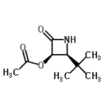 CAS#: 500108-46-3, (2S,3R)-2-(2-Methyl-2-Propanyl)-4-Oxo-3-Azetidinyl Acetate