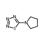CAS#: 500213-98-9, 5-(1-Pyrrolidinyl)-1,2,3,4-Thiatriazole
