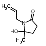 CAS#: 500227-18-9, 1-Allyl-5-Hydroxy-5-Methyl-2-Pyrrolidinone