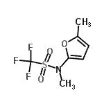 CAS 登录号：500227-25-8， 1,1,1-三氟-N-甲基-N-(5-甲基-2-呋喃基)甲烷磺酰胺