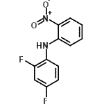 CAS 登录号：500302-20-5， 2,4-二氟-N-(2-硝基苯基)苯胺