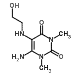 CAS#: 500338-04-5, 6-Amino-5-[(2-Hydroxyethyl)Amino]-1,3-Dimethyl-2,4(1H,3H)-Pyrimidinedione