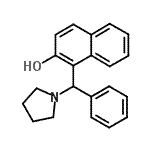 CAS#: 500352-91-0, 1-[Phenyl(1-Pyrrolidinyl)Methyl]-2-Naphthol