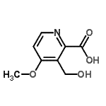 CAS#: 500372-12-3, 3-(Hydroxymethyl)-4-Methoxy-2-Pyridinecarboxylic Acid