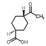 CAS#: 500688-80-2, trans-4-Acetylcyclohexanecarboxylic acid
