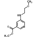 CAS#: 500865-04-3, Methyl 5-[(2-Methoxyethyl)Amino]Nicotinate