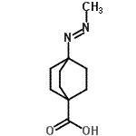 CAS#: 500997-58-0, 4-[(E)-Methyldiazenyl]Bicyclo[2.2.2]Octane-1-Carboxylic Acid