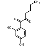 CAS 登录号：501005-68-1， 1-(2,4-二羟基苯基)-1,2-己烷二酮