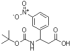 CAS#: 501015-24-3, 3-({[(2-Methyl-2-Propanyl)Oxy]Carbonyl}Amino)-3-(3-Nitrophenyl)Propanoic Acid