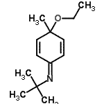 CAS#: 501018-14-0, 4-Ethoxy-4-Methyl-N-(2-Methyl-2-Propanyl)-2,5-Cyclohexadien-1-Imine