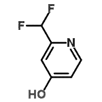 CAS 登录号：501125-75-3， 2-(二氟甲基)-4-吡啶醇