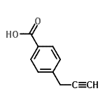 CAS#: 501127-50-0, 4-(2-Propyn-1-Yl)Benzoic Acid