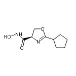 CAS#: 501701-37-7, (4R)-2-Cyclopentyl-N-Hydroxy-4,5-Dihydro-1,3-Oxazole-4-Carboxamide