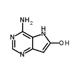 CAS#: 501920-22-5, 4-Amino-5H-Pyrrolo[3,2-d]Pyrimidin-6-Ol