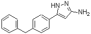 CAS 登录号：502132-90-3， 5-(4-苄基苯基)-1H-吡唑-3-胺