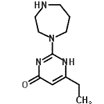 CAS#: 502133-51-9, 2-(1,4-Diazepan-1-Yl)-6-Ethyl-4(1H)-Pyrimidinone