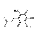 CAS#: 502182-46-9, 2-Hydroxy-3,6-Dimethyl-5-(3-Oxobutyl)-1,4-Benzoquinone