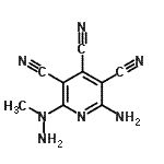 CAS 登录号：502485-64-5， 2-氨基-6-(1-甲基肼基)-3,4,5-吡啶三甲腈