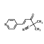 CAS#: 502507-11-1, (4E)-2,2-Dimethyl-3-Oxo-5-(4-Pyridinyl)-4-Pentenenitrile