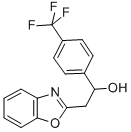CAS 登录号：502625-50-5， 2-苯并恶唑-2-基-1-(4-三氟甲基苯基)乙醇