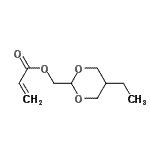 CAS 登录号：502699-62-9， (5-乙基-1,3-二恶烷-2-基)甲基丙烯酸酯