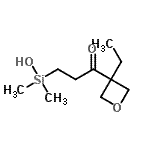CAS#: 503306-78-3, 1-(3-Ethyl-3-Oxetanyl)-3-[Hydroxy(Dimethyl)Silyl]-1-Propanone